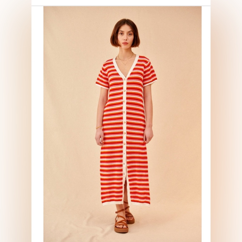 EUC Garance Paris Striped Dress